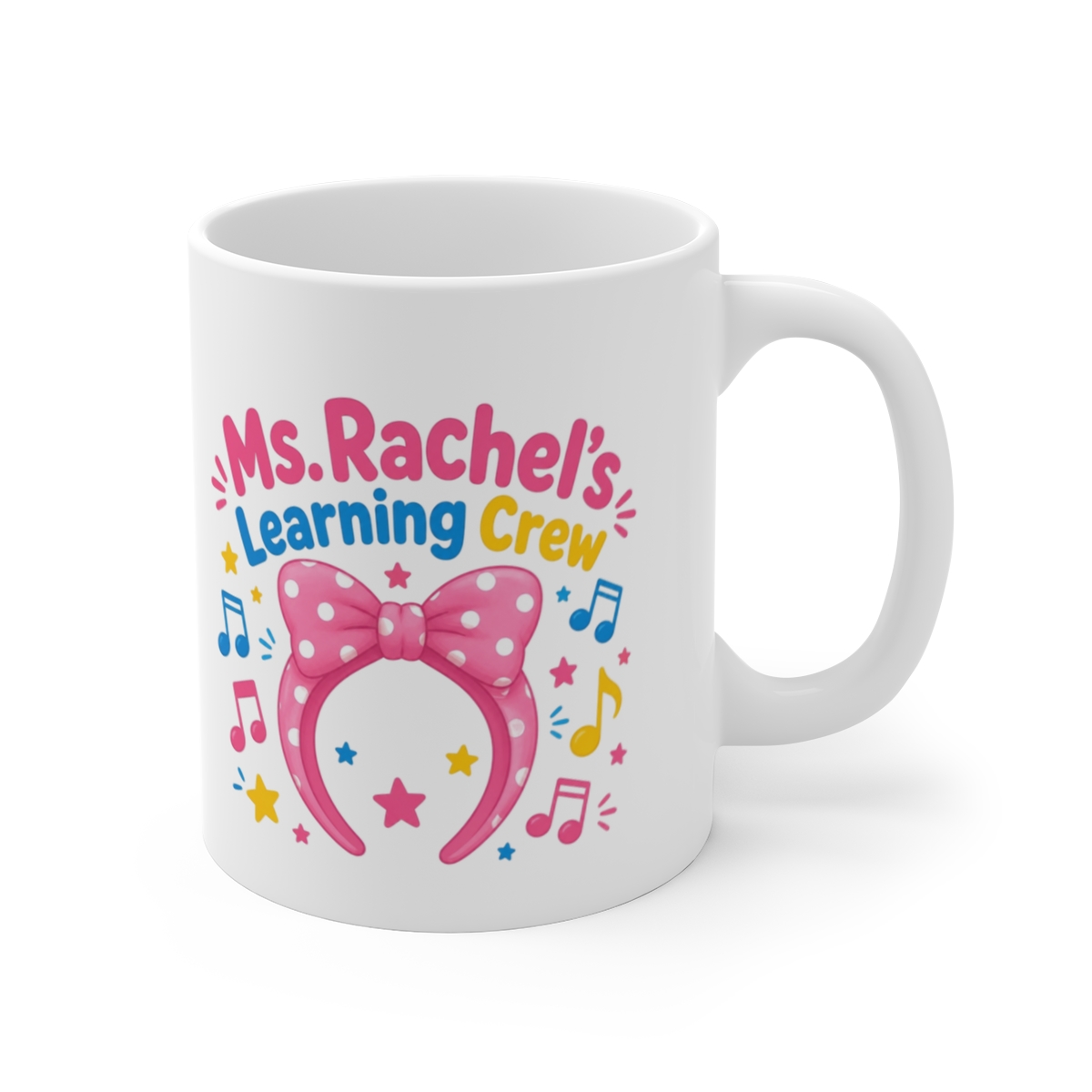 Ms. Rachel "Songs for Littles." White Mug