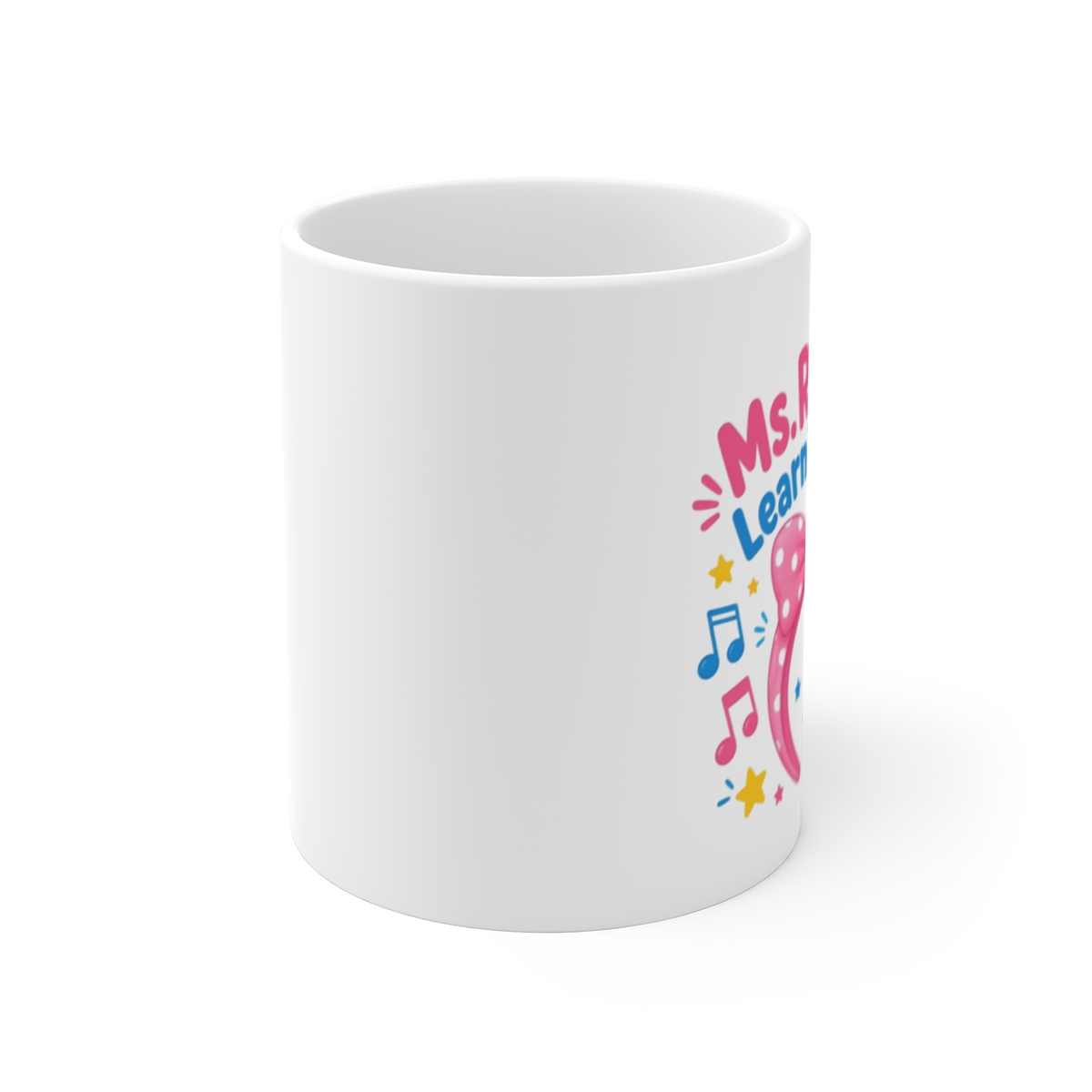Ms. Rachel "Songs for Littles." White Mug - alternate angle 1, merchandise
