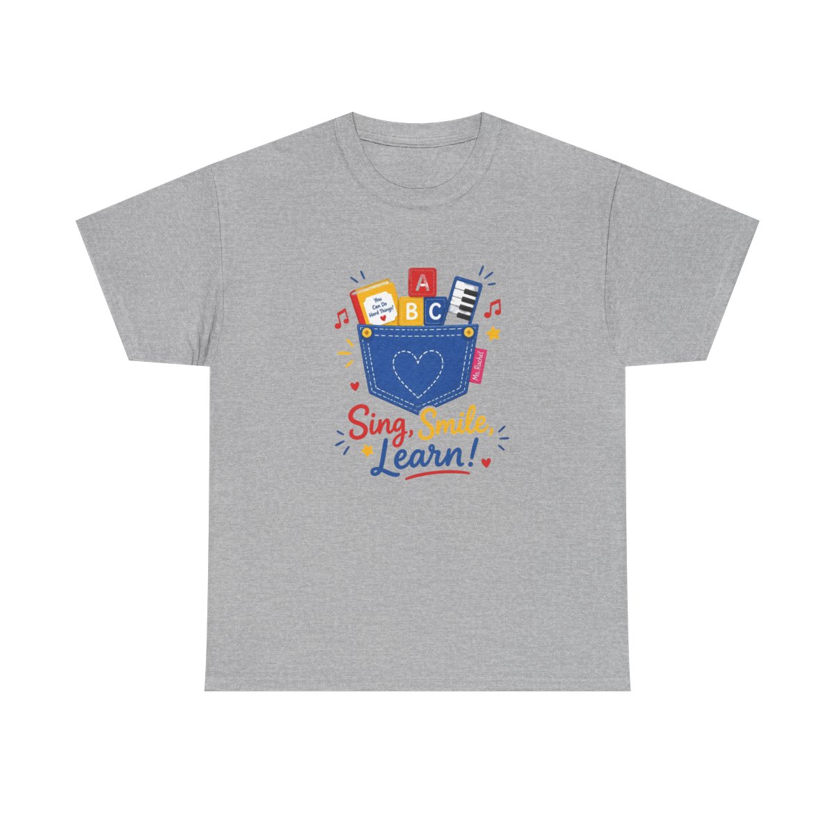 Ms. Rachel "Sing, Smile, Learn!" Unisex Tee - alternate angle 3, merchandise