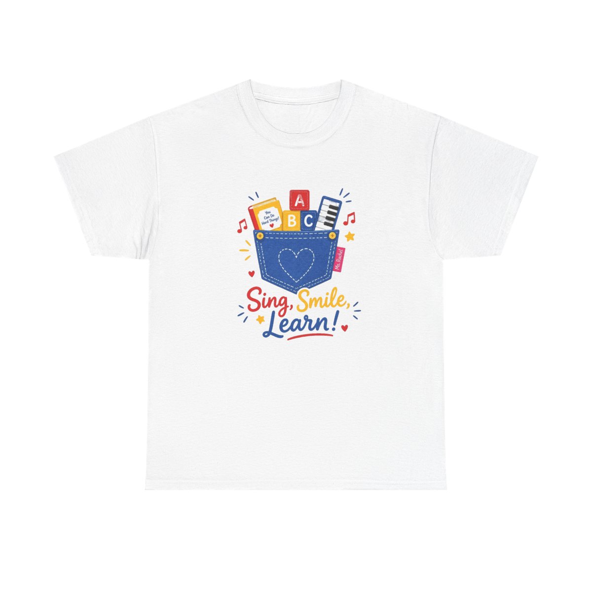 Ms. Rachel "Sing, Smile, Learn!" Unisex Tee - alternate angle 2, merchandise