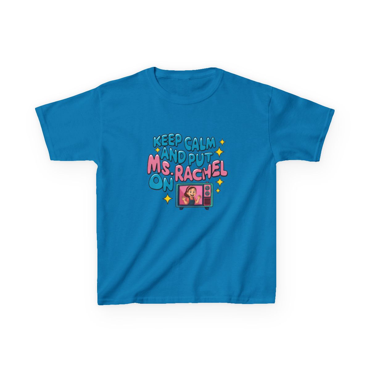 Keep calm and put Ms. Rachel on II Kids T-Shirt - alternate angle 5, merchandise