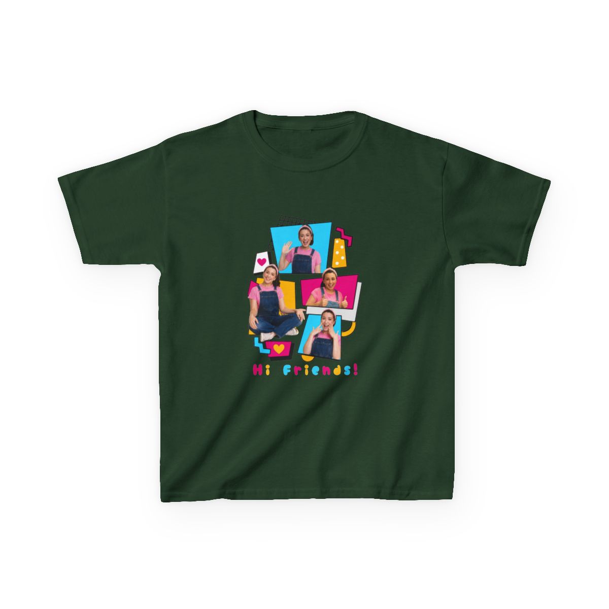 Ms. Rachel - HI friends Kids T-Shirt - alternate angle 2, merchandise