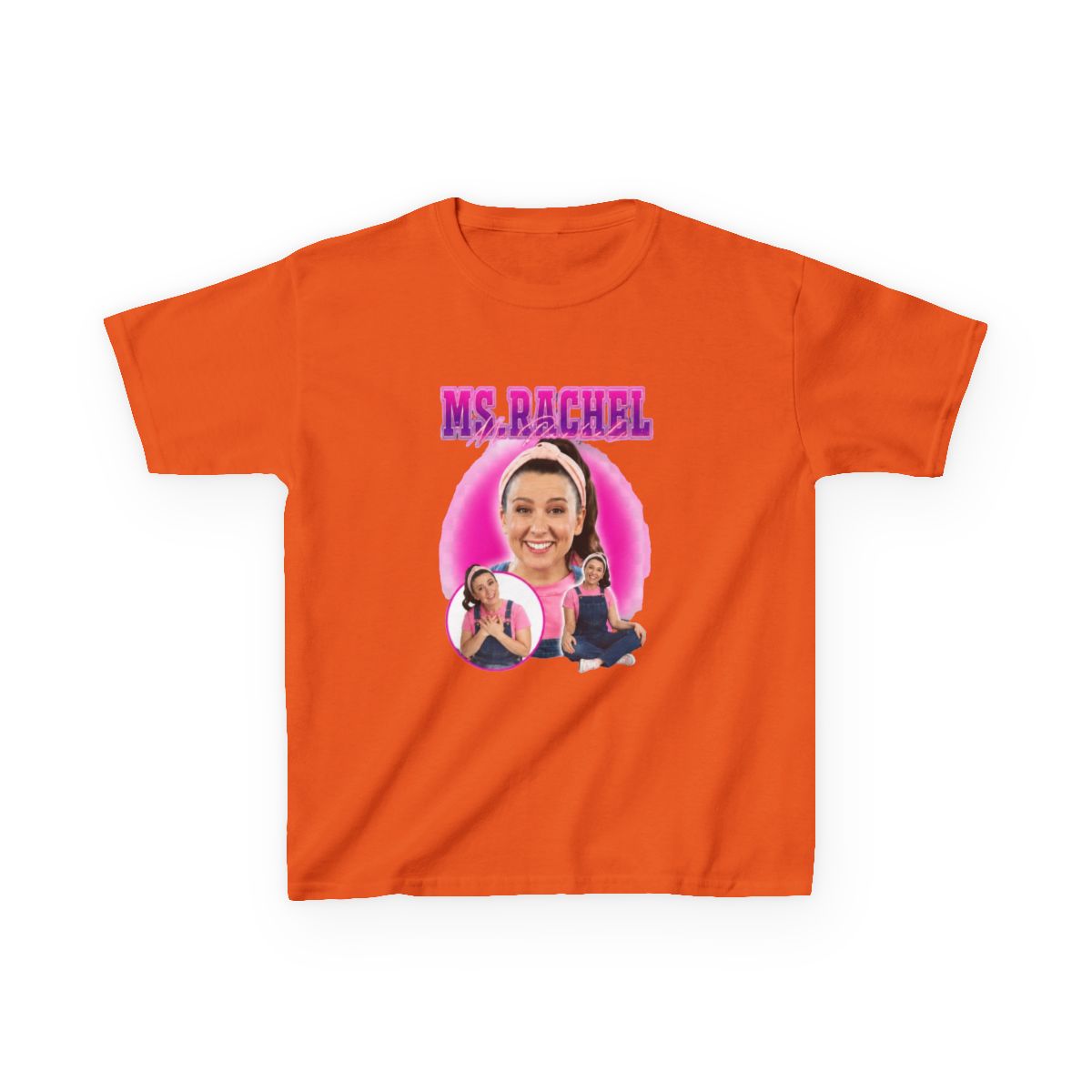 Ms. Rachel Pretty in Pink Kids T-Shirt - alternate angle 2, merchandise