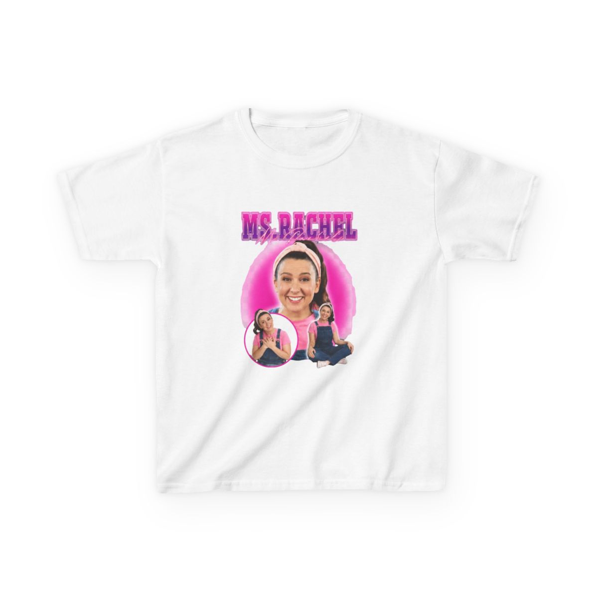 Ms. Rachel Pretty in Pink Kids T-Shirt