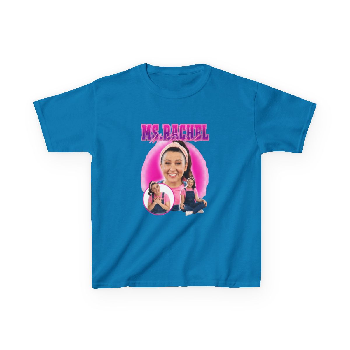 Ms. Rachel Pretty in Pink Kids T-Shirt - alternate angle 4, merchandise