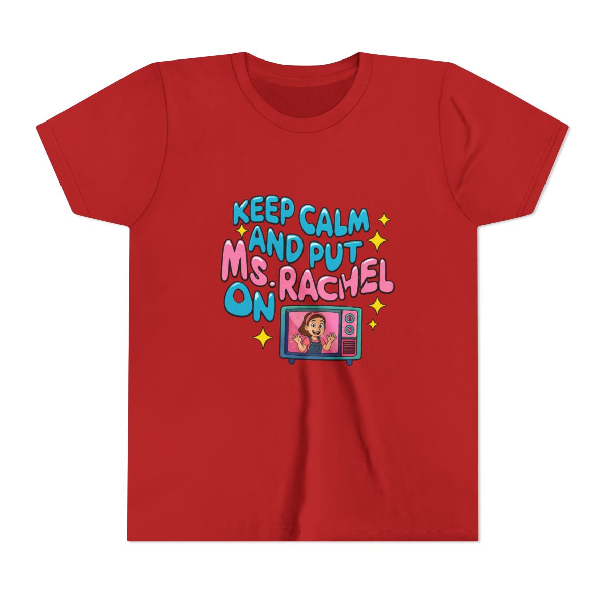 Keep calm and put Ms. Rachel on II Kids T Shirt - alternate angle 5, merchandise