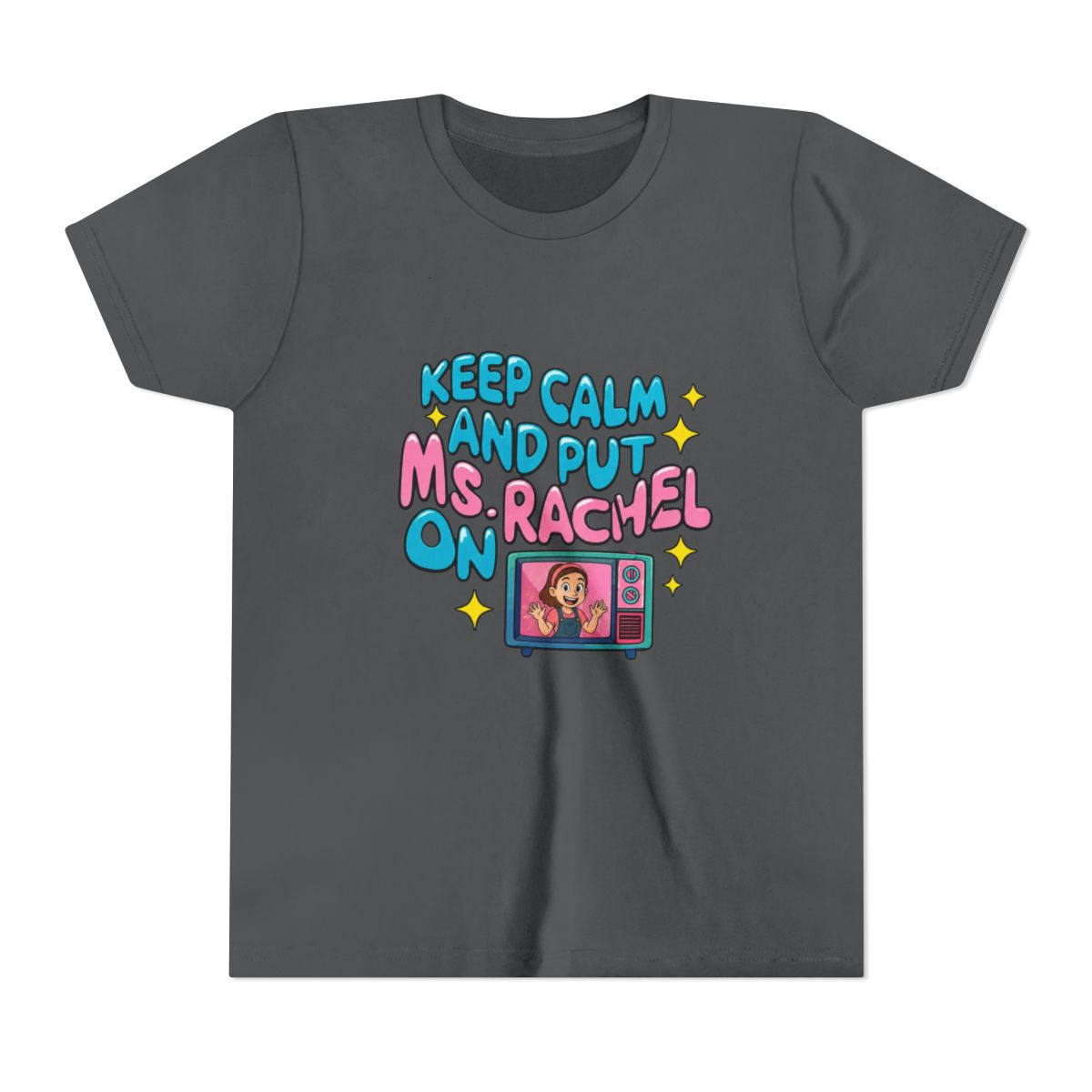 Keep calm and put Ms. Rachel on II Kids T Shirt - alternate angle 4, merchandise