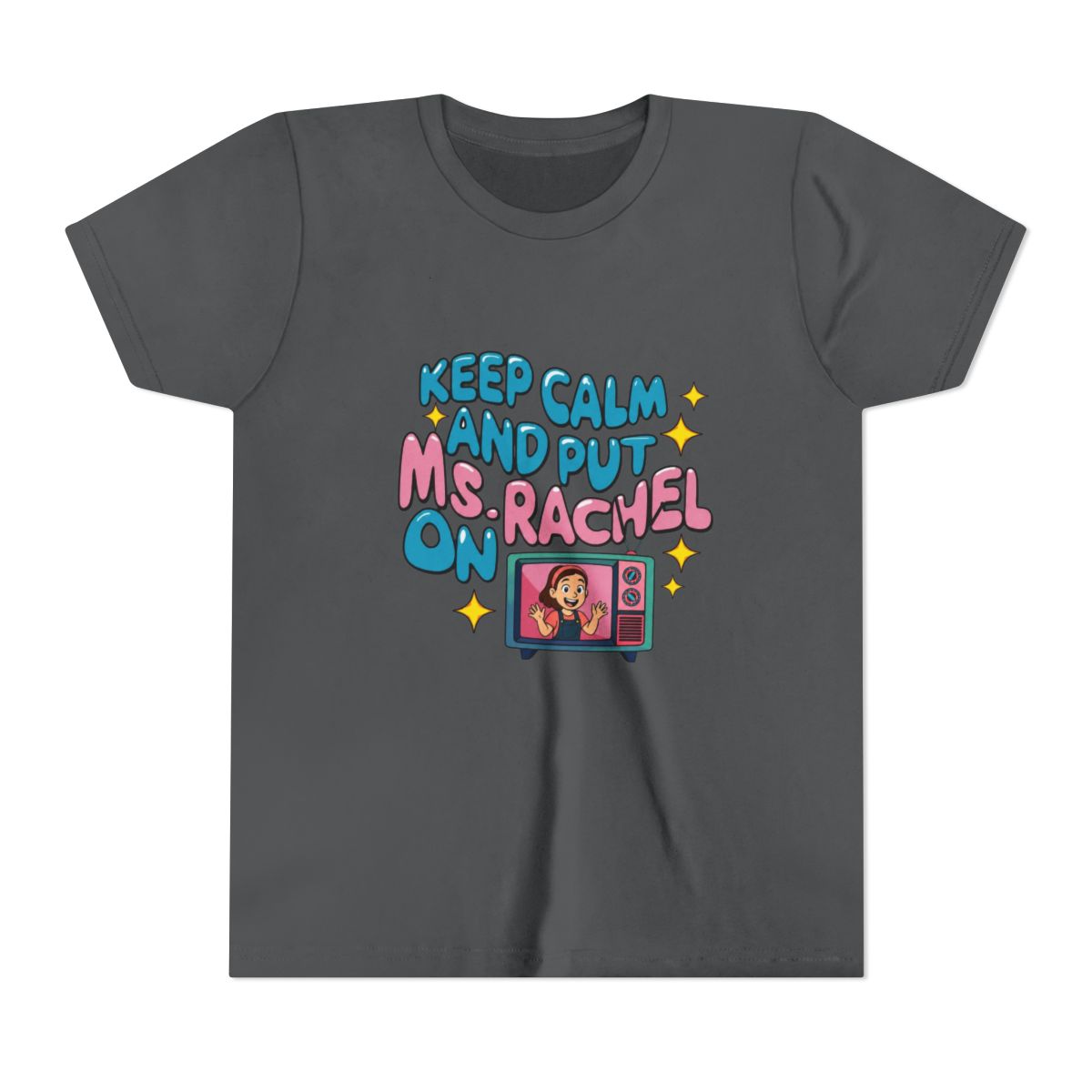 Keep calm and put Ms. Rachel on II Kids T Shirt - alternate angle 5, merchandise