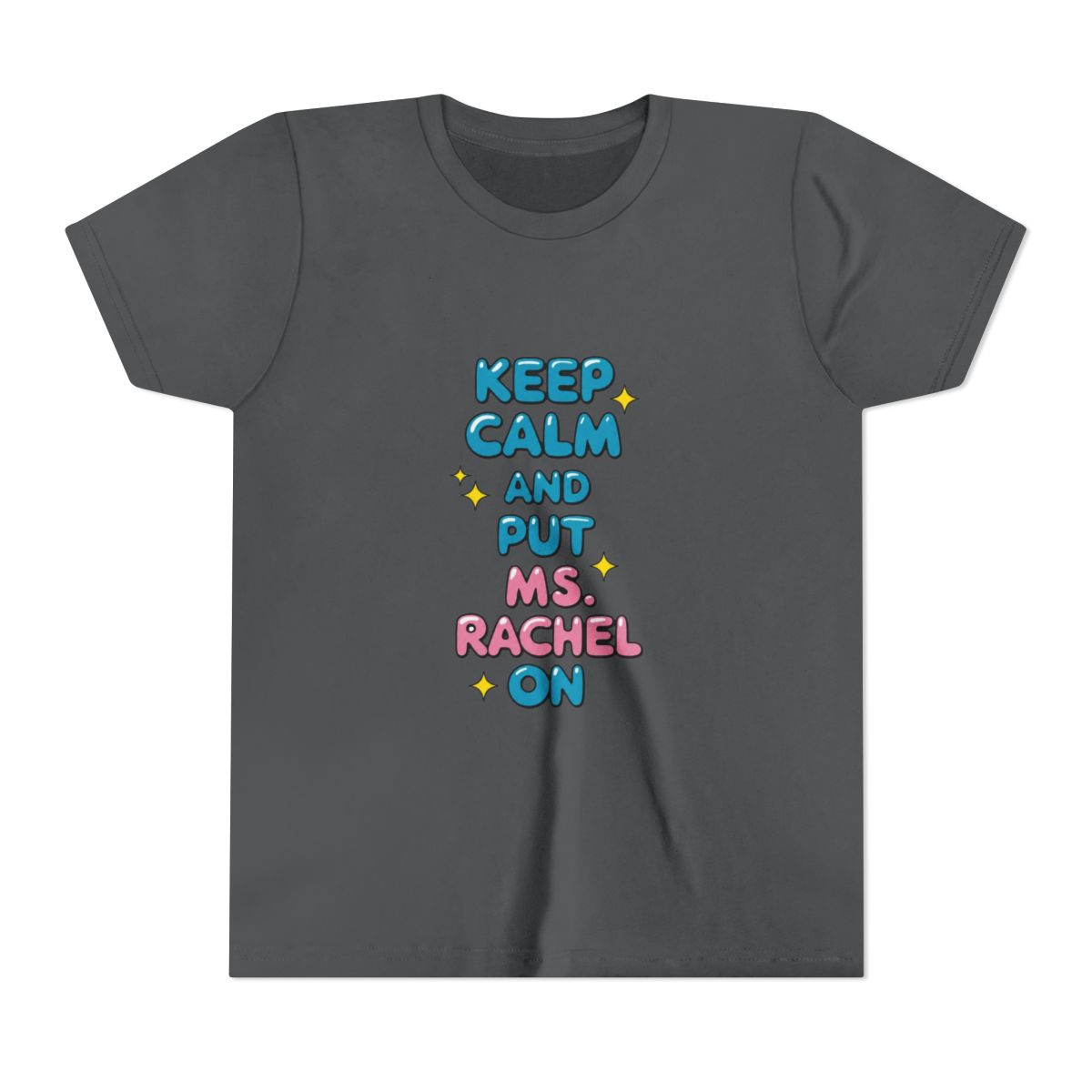 Keep calm and put Ms. Rachel on Kids T Shirt - alternate angle 5, merchandise