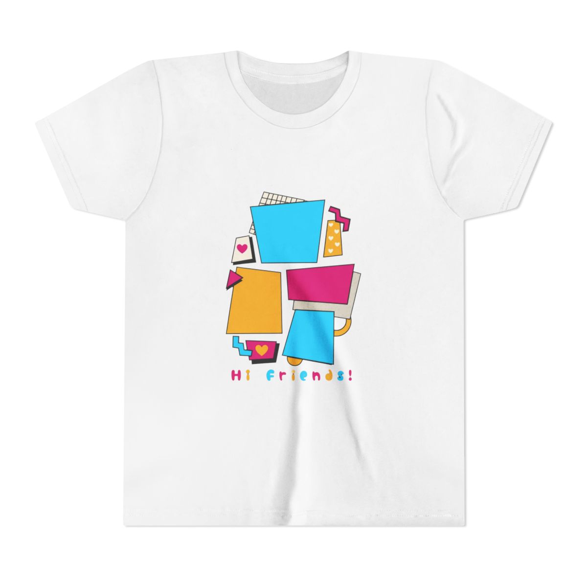 Ms. Rachel - HI friends Kids T Shirt - alternate angle 2, merchandise
