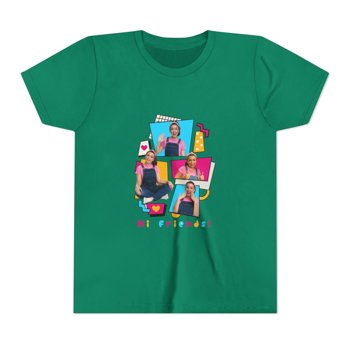 Ms. Rachel - HI friends Kids T Shirt - alternate angle 2, merchandise