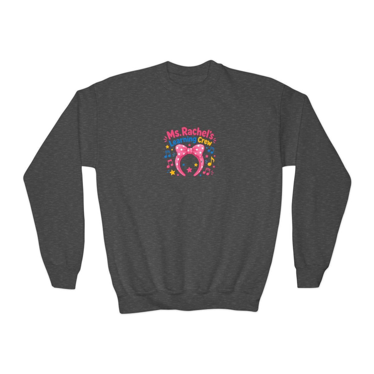 Ms. Rachel "Songs for Littles." Kids Crewneck - alternate angle 2, merchandise