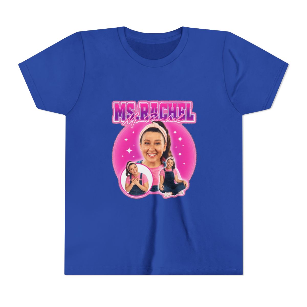 Ms. Rachel Pretty in Pink Kids T Shirt - alternate angle 4, merchandise