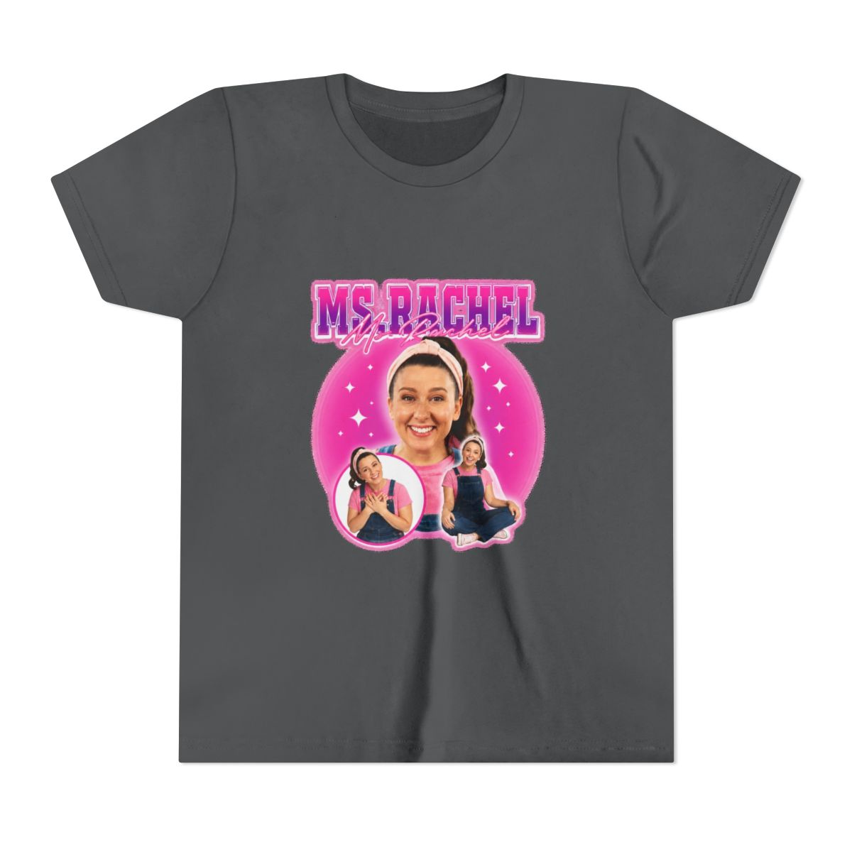 Ms. Rachel Pretty in Pink Kids T Shirt - alternate angle 5, merchandise