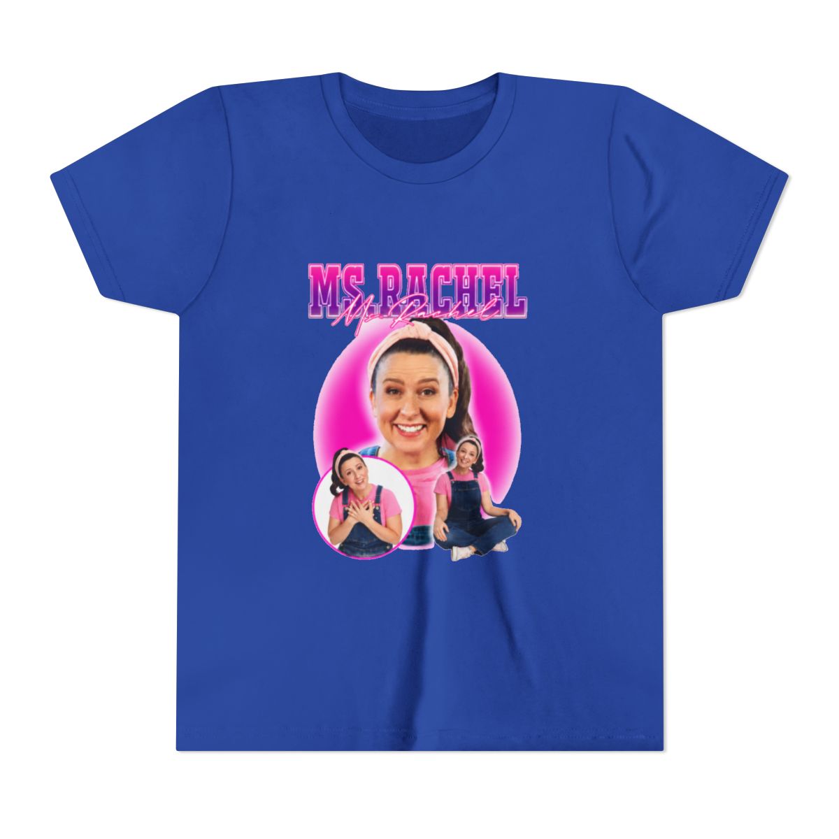 Ms. Rachel Pretty in Pink Kids T Shirt - alternate angle 5, merchandise